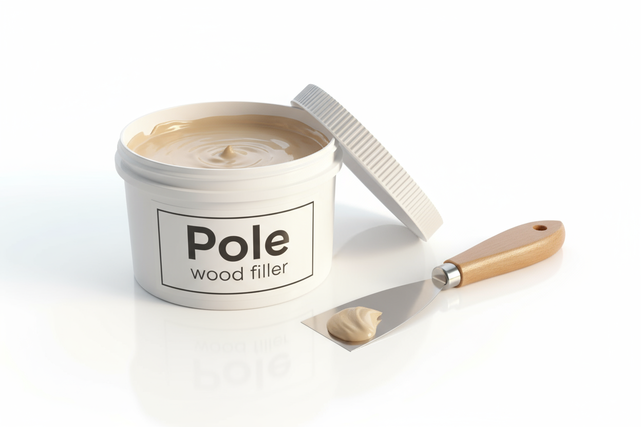 can you just write wood filler, below Pole